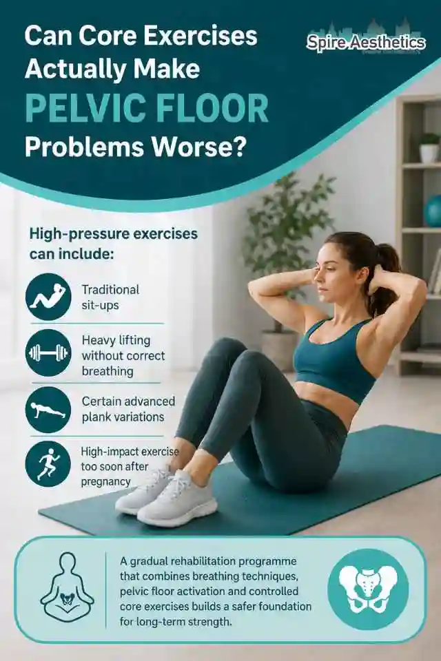 Can Strengthening Your Core Alone Actually Make Pelvic Floor Problems Worse Warfield?